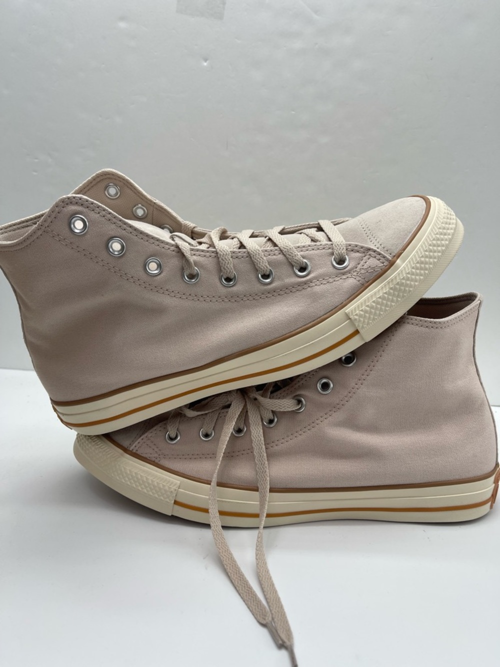 Converse Mens CTAS Hi Warm Clay Nachetta Beige A11454C High Top Sneakers Classic - Picture 15 of 16
